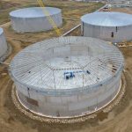 Largest Stainless Tank in North America built by TIW Steel Platework Inc.