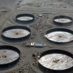 Simultaneous Construction of Four 250' x 71' High Tanks (Front) and Two 192' x 60' High (Rear)