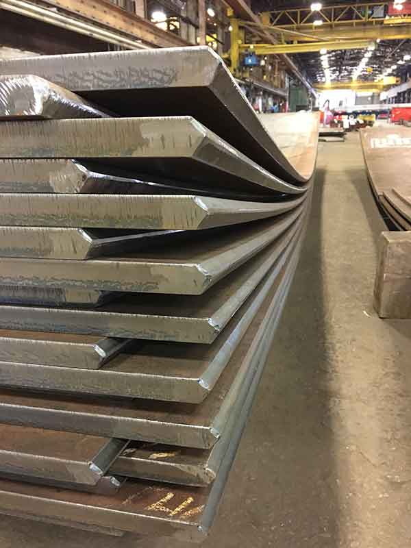 Quality Control and Quality Assurance to the Highest Standards in Plate Fabrication of Beveled, Rolled, Stainless Platework