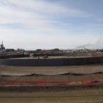 First Shell Course for (1 of 5) 271' x 64' High, API 650 Open Top Floating Roof Tanks