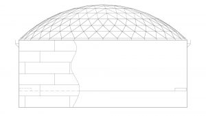 Geodesic Dome Roof IFR Carbon Steel