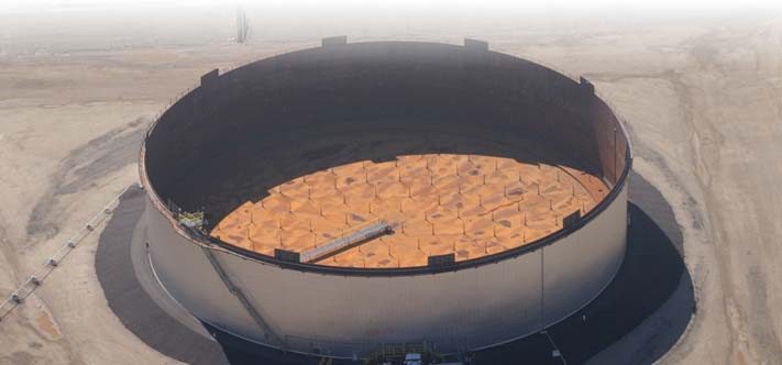 Open Top Floater with Carbon Steel External Floating Roof