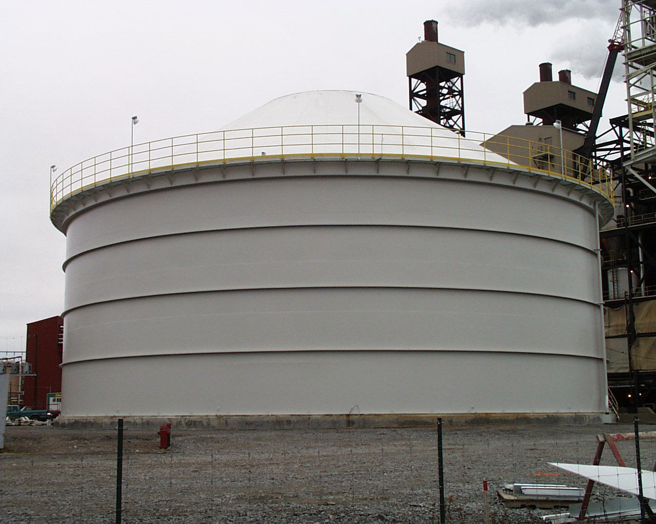 112' x 40' High, Coated Alumina Silo