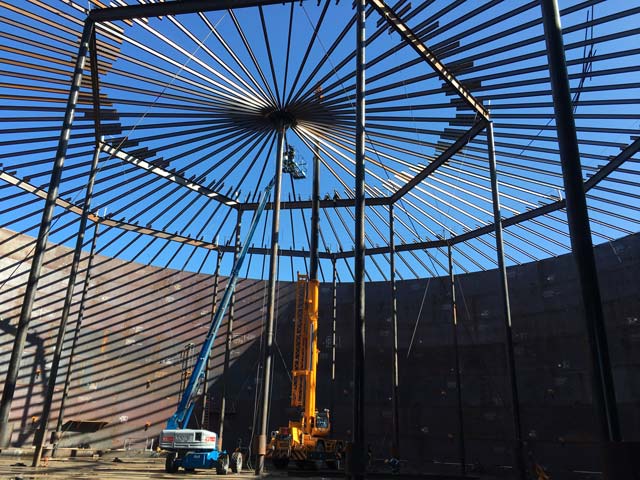 Column Supported Cone Roof Design API 650 Tank