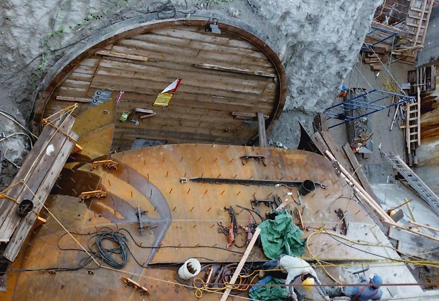 On Site Fabrication of a Unique Section of the Penstock