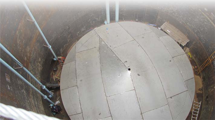 Self Supporting Stainless Cone Roof