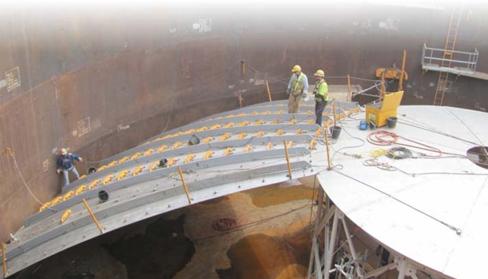 Self Supporting Stiffened Umbrella Roof 4