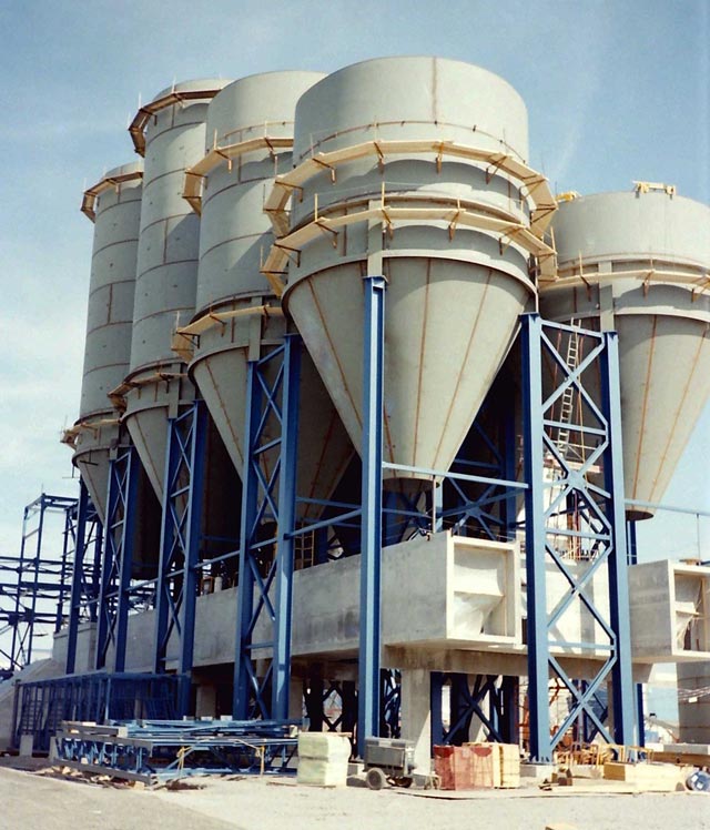 Construction of 8 Hoppers for a Hydro Plant