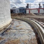 Secondary Containment, Foundation Work Complete