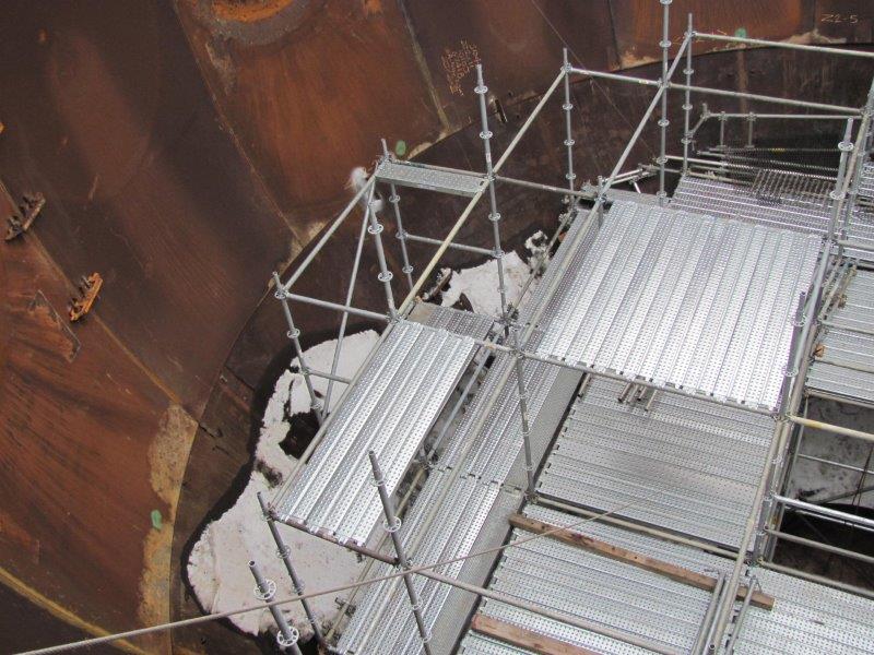 48' Butane ASME Sphere by TIW (Internal View)