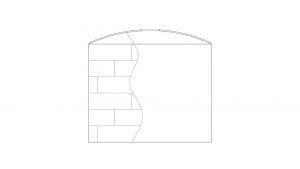 Self-Supporting Umbrella Roof No IFR Externally Stiffened