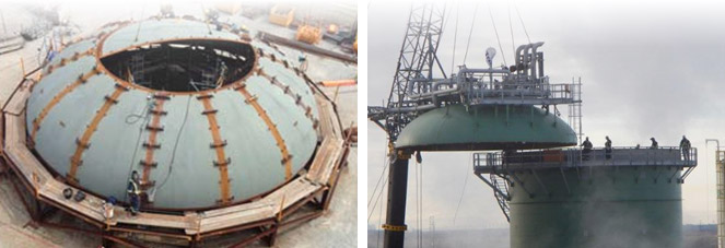 Self Supporting Dome Roof