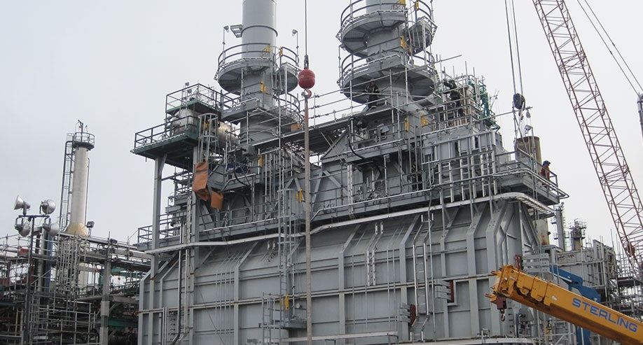 MBB Power Services Fired Heater Section Installation