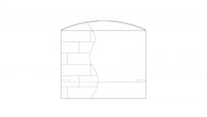 Self-Supporting Umbrella Roof IFR Carbon Steel Externally Stiffened