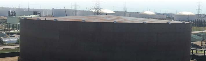 Column Structurally Supported Cone Roof Tank